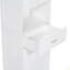 Grande armoire de salle de bain avec panier à linge, grand panier à linge inclinable et armoire de rangement supérieure-292578061