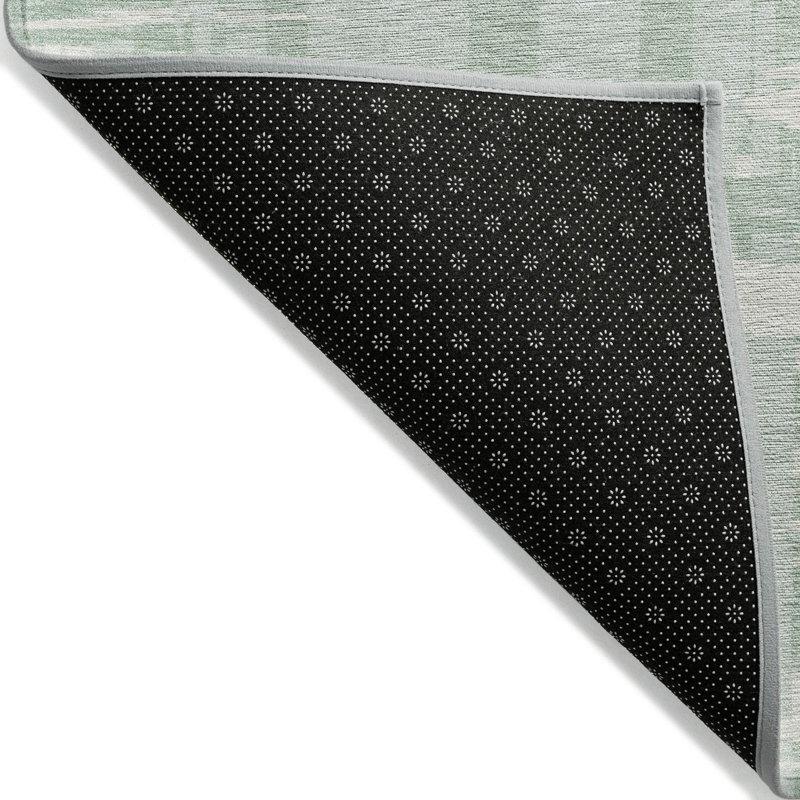 Tapis intérieur / extérieur lavable à la machine à la menthe Chantille, Tapis de couloir 2 pi 3 po x 7 pi 6 po