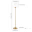 Lampe sur pied traditionnelle 69 po Boystown-369464820-369464822