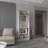 White 5Slim Bookcase, Bookshelf,  Corner Shelf,  Corner Bookcase,  Storage Bookcase,-1512287546