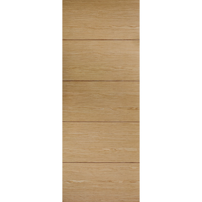 Lille Prefinished Oak Internal Door, 198.1cm H x 61cm W x 3.5cm D