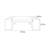American retro style wood coffee table-249333656