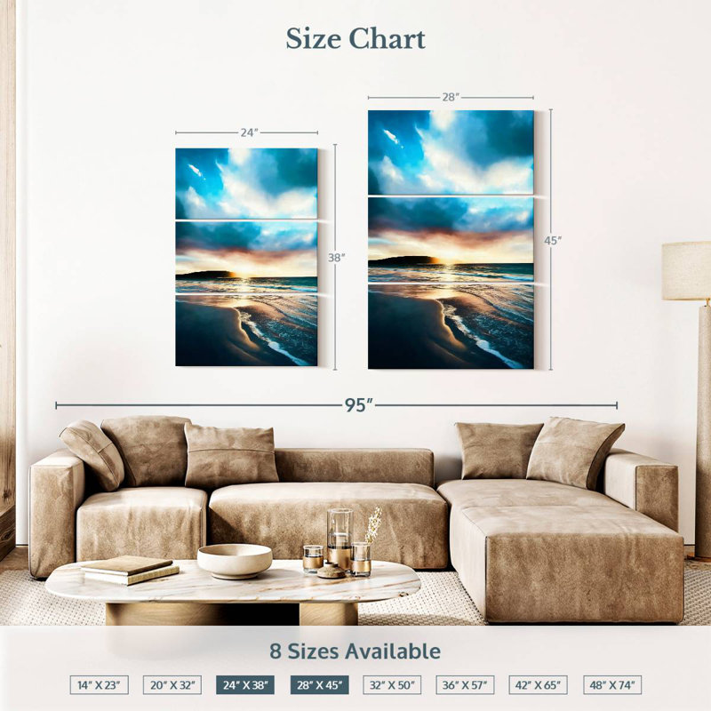 Gillard Southern Ocean Gillard, 38" H x 24" W