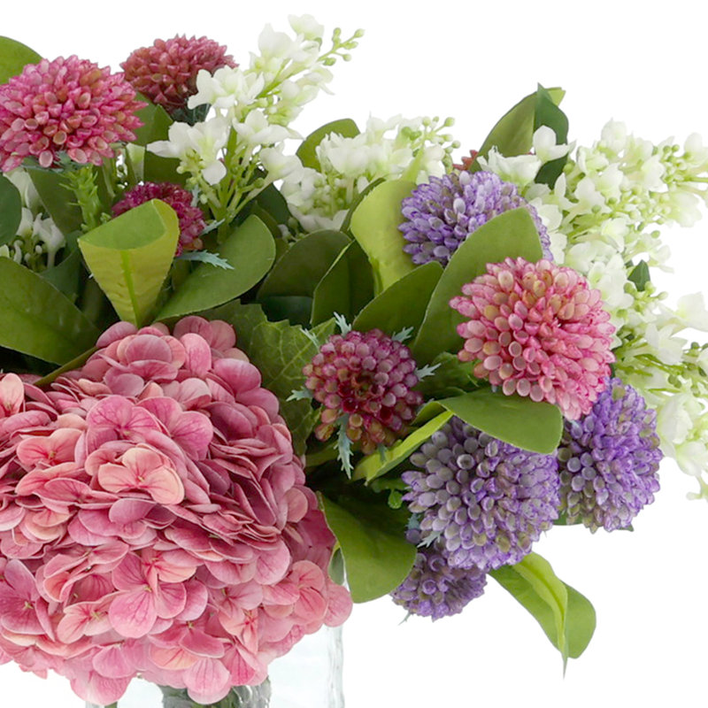 Hydrangea and Dahlia Centerpiece