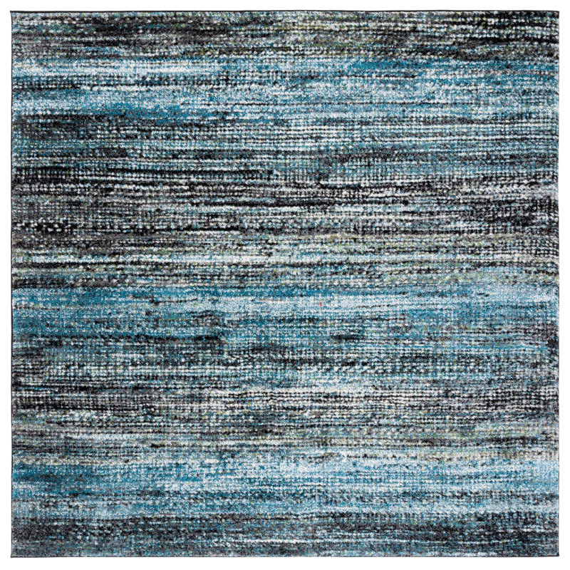 Porcello Performance Abstract Rug, Square 6'7"