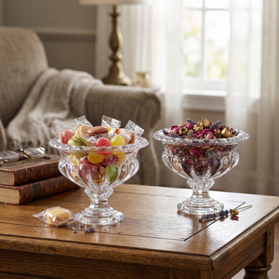 Champlost Glass Decorative Plate and Bowl 2