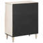 Solid Wood Rectangle Accent Cabinet