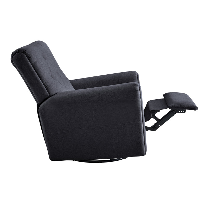 Fauteuil oscillant pivotant Coomer, Anthracite