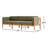 Haven 93'' Wide Rectangle Teak Patio Sofa with Sunbrella® Cushions-66452875