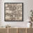 Monochrome Tree - Floater Frame Print on Canvas-96965472-96965471