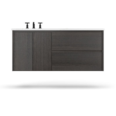 Gilded Single Left/Right Bath Floating Vanity