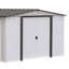 Classic Steel Storage Shed, 8X6, Charcoal