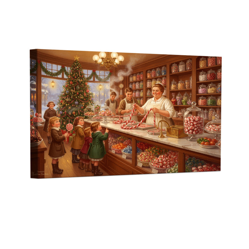 Ensemble de 3 impressions sur toile de Noël, H 20 po x l 30 po