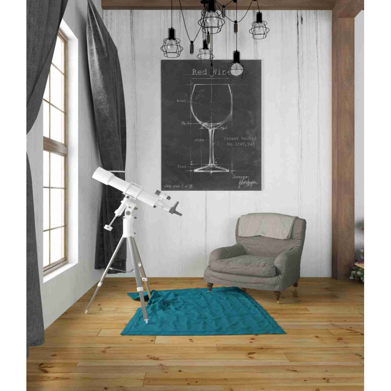 «Barware Blueprint III» par Ethan Harper, art mural sur toile, H 34 po x l 26 po x P 1,5 po