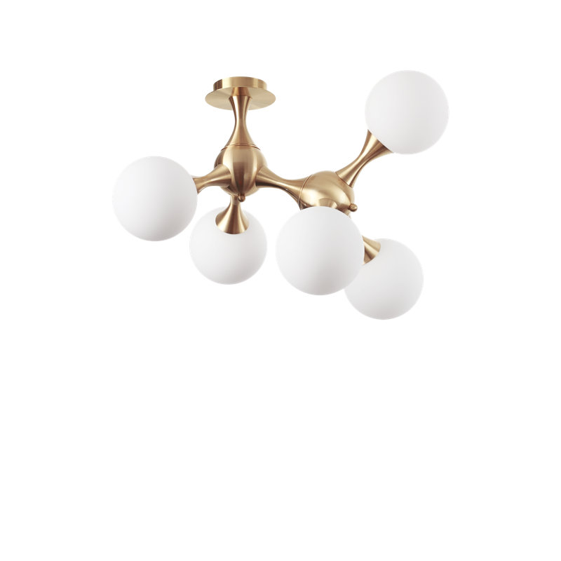 Flush Mount, Brass