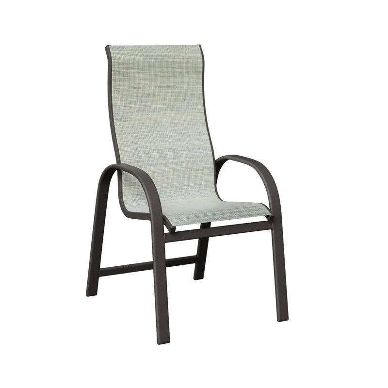 Chaise de salle à manger Amma Graphite, Aluminium graphite moucheté, Martinique