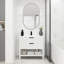 Meuble-lavabo simple 18,3 po avec plateau en bois manufacturé