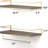 Coster 2 Piece Wood Floating Shelf-249951853