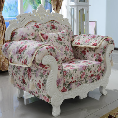 European-style light luxury fabric sofa.