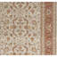 Tapis beige et rouille noué à la main de haute qualité