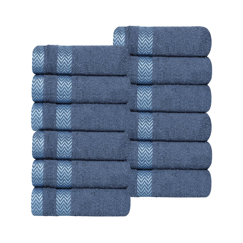 Serviette / gant de toilette Gracieuse, Bleu marine