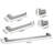 5 Bathroom Hardware , 304 Material, Scratch- Build, Modern Outlook, Easy Mounting For Different Rooms Assembly Kit Bundle, 304, Strong And , Style, Effortless Setup Various-156372351