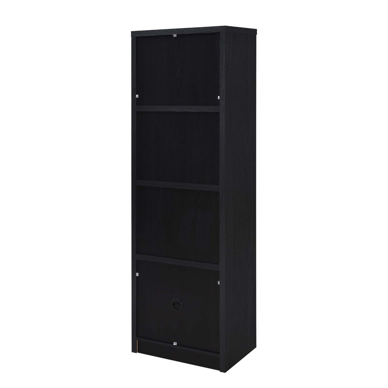 Sloat Black 3-shelf Media Tower Entertainment Pier
