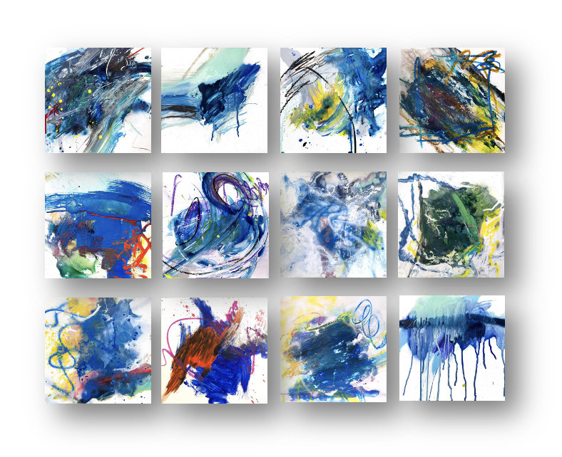 Mineral Series Print, 24" H x 24" W x 2" D
