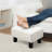 Franchell 15.5" Wide Ottoman, Rectangle Small Foot Stool with Plastic Legs-133543260