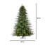 9' Green Fir Artificial Christmas Tree with 1000 Clear Lights-317164881