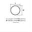 Bouton d'armoire noir mat de 1-1 / 4 po (32 mm) Renown-50304472