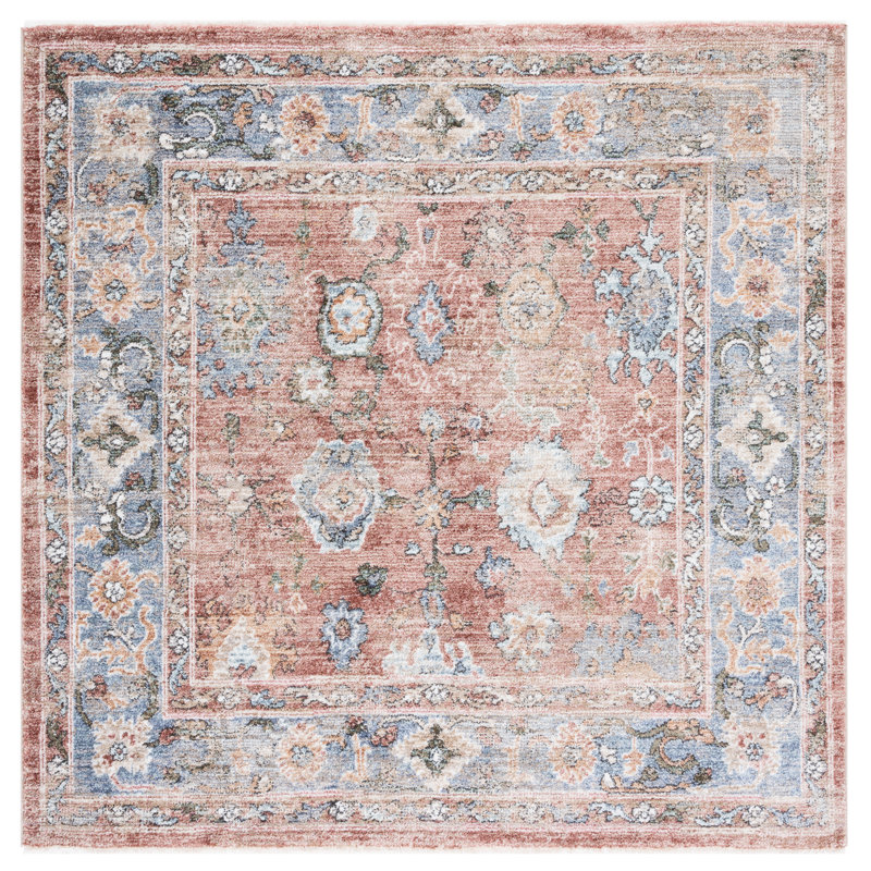 Jacomine Performance Oriental Rug, Square 5'3"