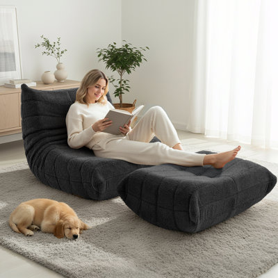 Fauteuil à billes et chaise longue Teddy