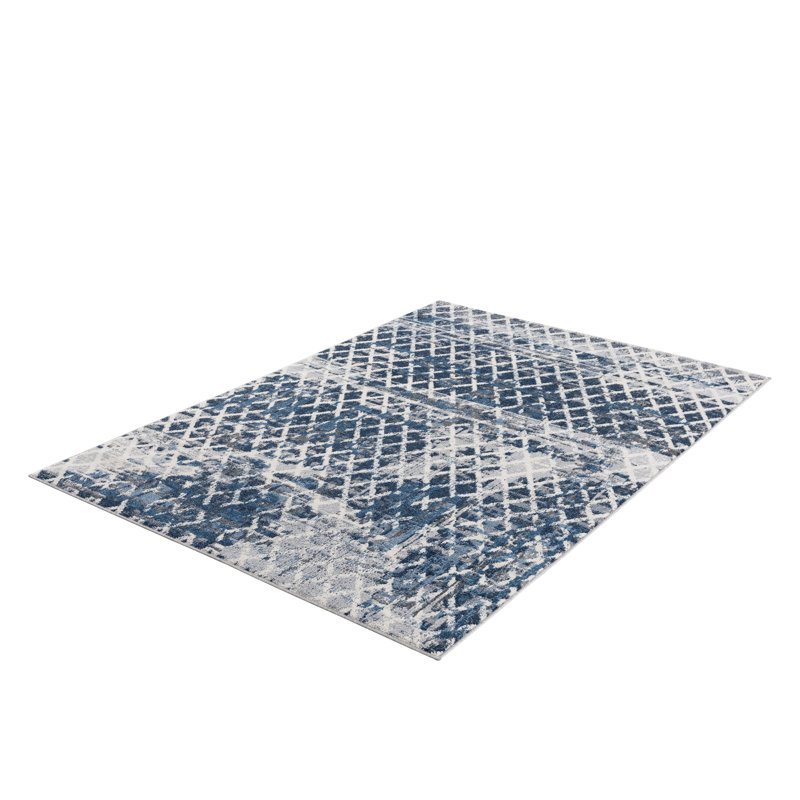 Bolme Abstract Indoor Rug, Rectangle 5'3" x 7'6"