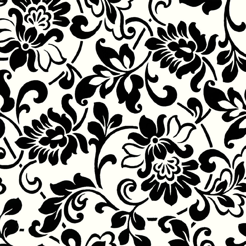 Roll Heritage, Black and White Sticky Back Plastic Film