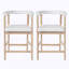 Tabourets de comptoir confortables pour îlot de cuisine / salle à manger, ensemble de 2-131578495-131578497