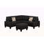Canapé modulaire 6 pièces rembourré-1431881187
