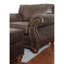 Fauteuil en similicuir et, profond, traditionnel pour le salon, ensemble rembourré, style, espace transitionnel