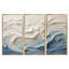 Ensemble d'art mural Clareen - vagues côtières (ensemble de 3)-107752511-107752516
