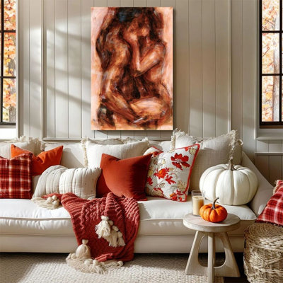1 PC encadré Knorr, art corporel, poses de femmes nues, impression de style peinture à l'huile expressionniste, affiche murale rétro, cadeau parfait pour une œuvre d'art moderne pour le salon de la chambre à coucher
