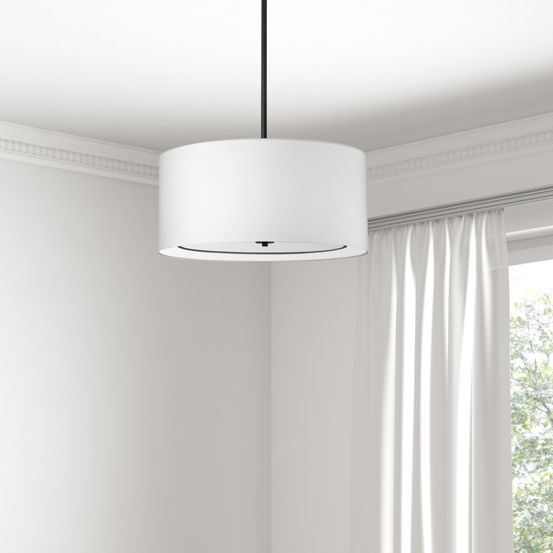 Porscha 4 Light Incandescent Pendant, 10" H x 22" W x 22" D