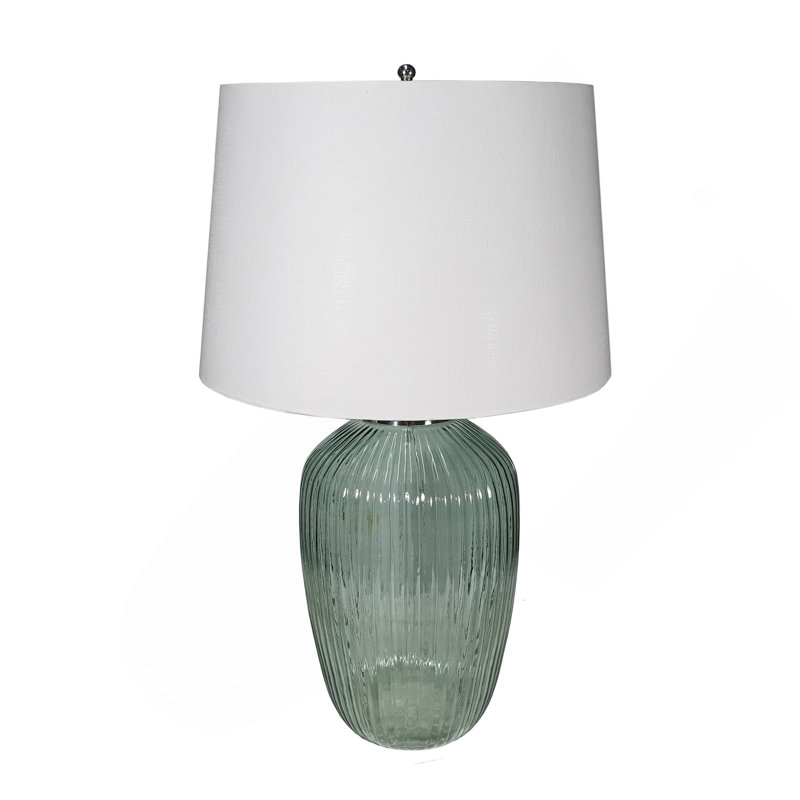 27" Glass Table Lamp