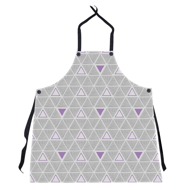 Patricia Geoffrey Bib Apron, Violet Accent