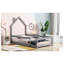 Twin Size Wood Bed With House-Shaped Headboard-1727483588