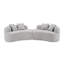 Curved Full Compression Sponge Sofa-1773234745