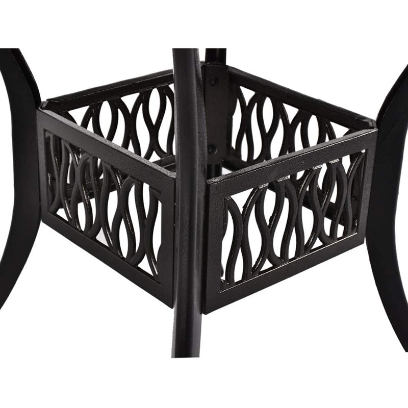Nadal Round Outdoor Bistro Table Yes , 41.3 " W 41.3 " D