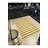 Paris Collection Yellow Toned Striped Pattern Creative Modern Decorative Machine Washable Rug-36930649