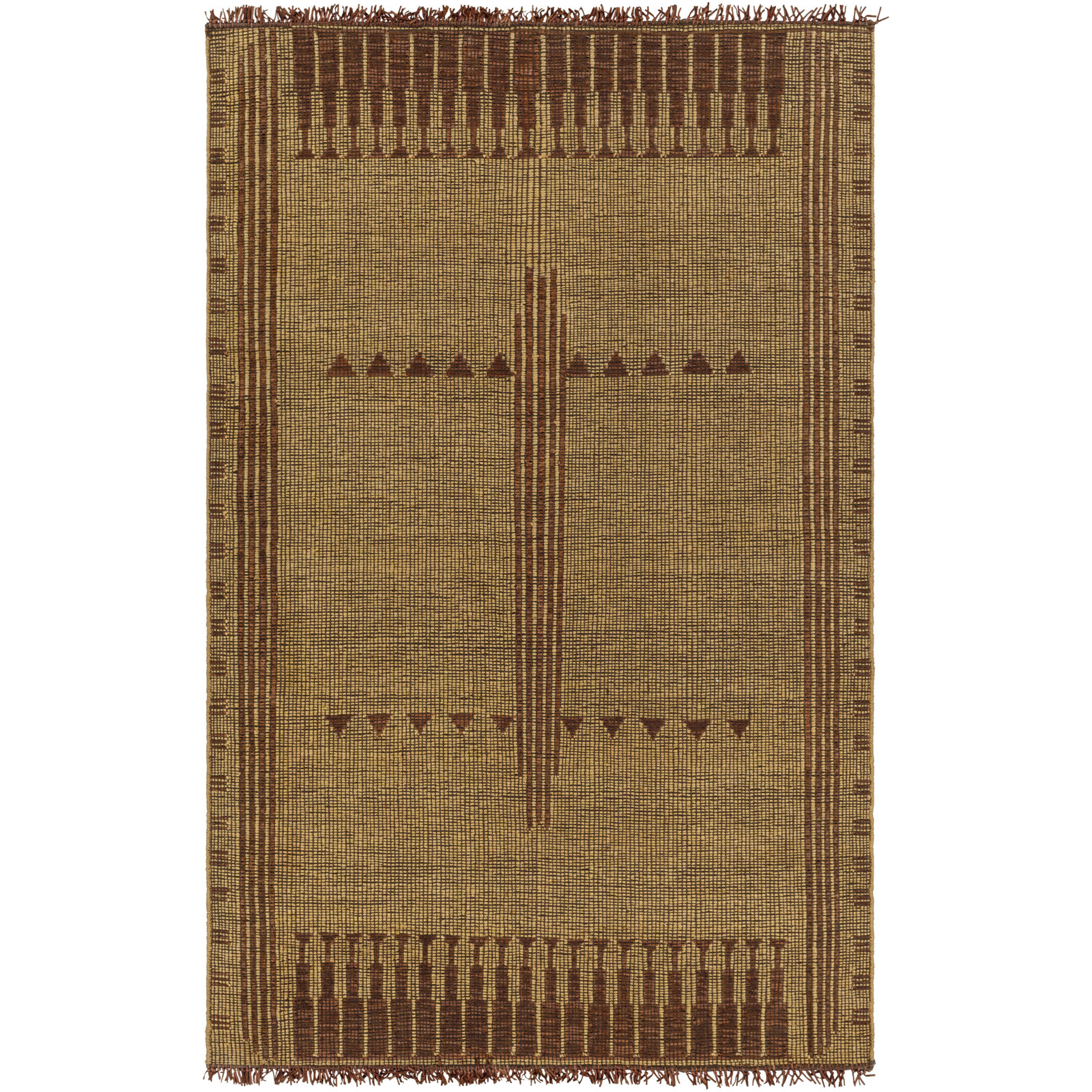Alfi Handmade Rug, Rectangle 5' x 7'6"