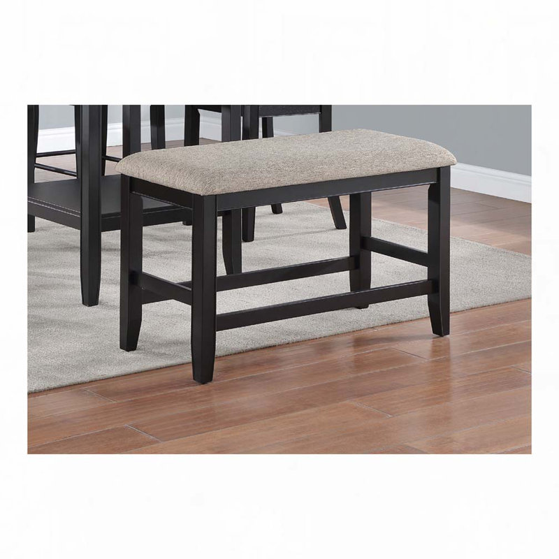 Counter Height Upholstered Dining Bench