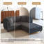2 Seater Corduroy Corner Sofa -920117138
